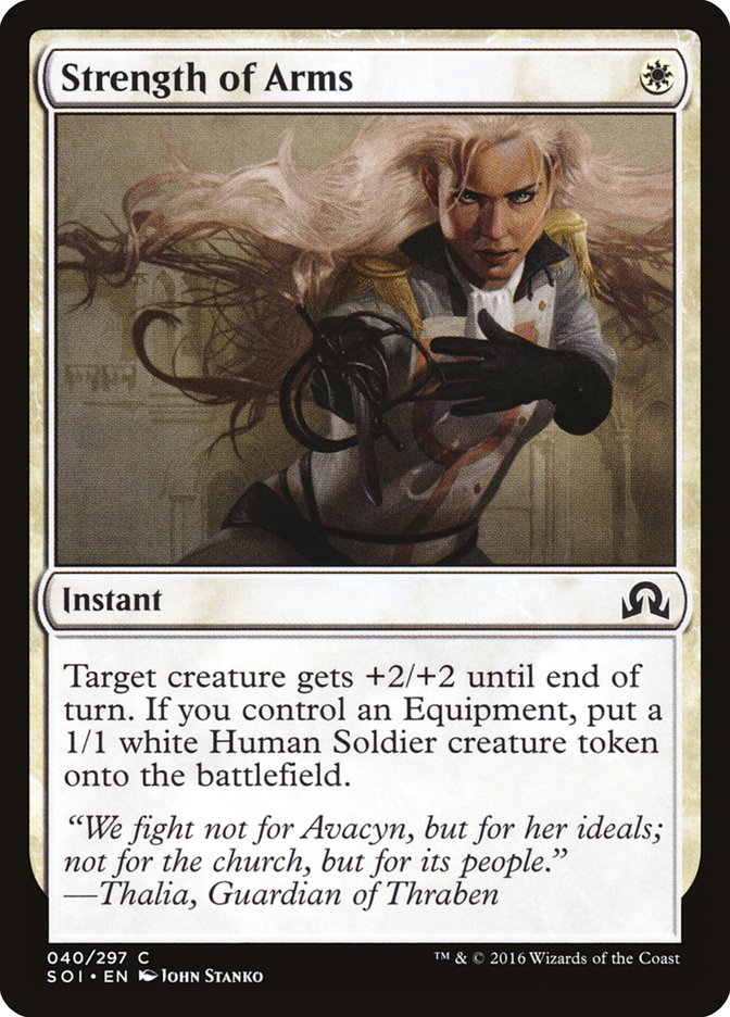 Strength of Arms [Shadows over Innistrad] MTG Single Magic: The Gathering | Red Claw Gaming