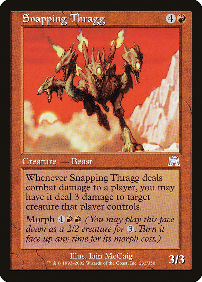 Snapping Thragg [Onslaught] MTG Single Magic: The Gathering | Red Claw Gaming