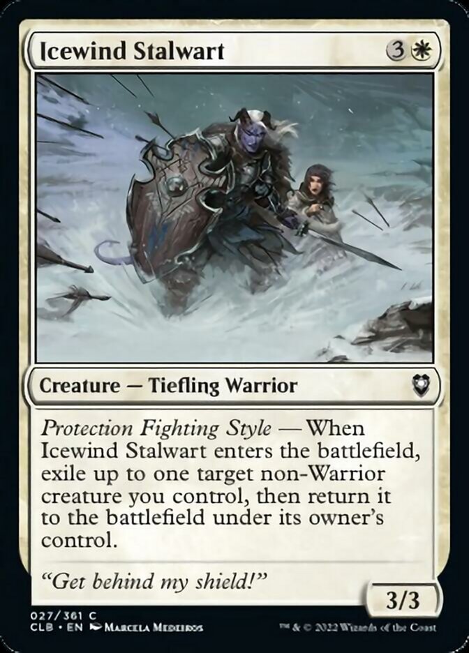 Icewind Stalwart [Commander Legends: Battle for Baldur's Gate] MTG Single Magic: The Gathering | Red Claw Gaming