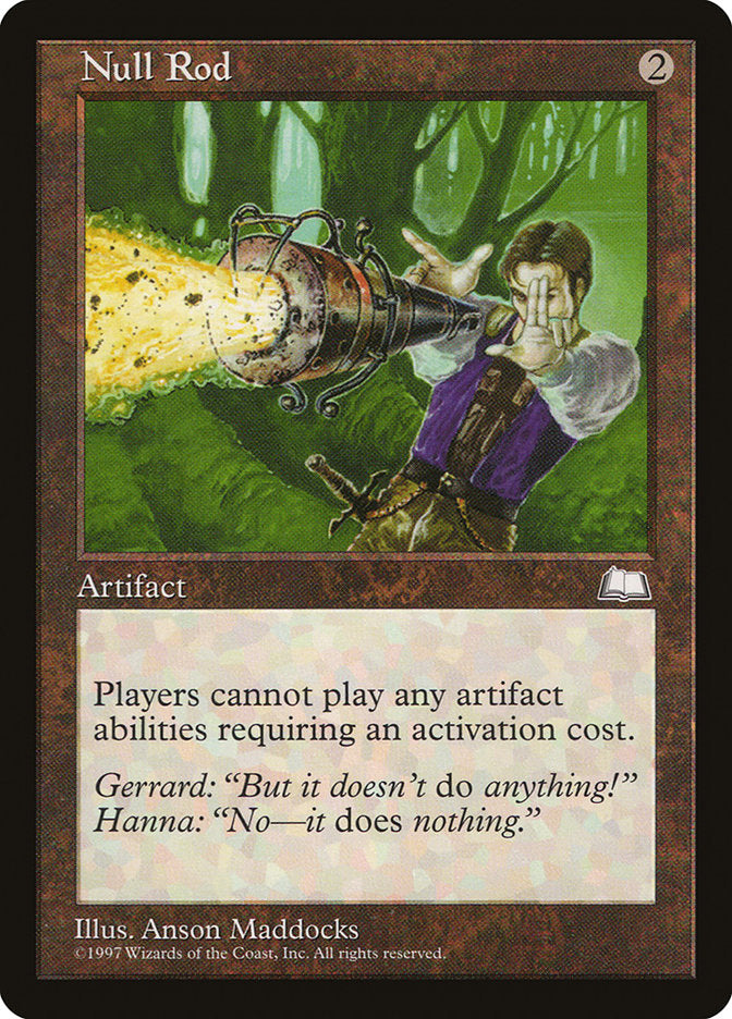Null Rod [Weatherlight] MTG Single Magic: The Gathering | Red Claw Gaming