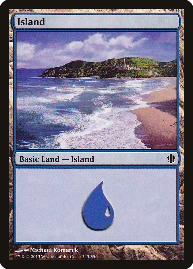 Island (343) [Commander 2013] MTG Single Magic: The Gathering | Red Claw Gaming