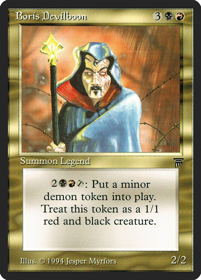 Boris Devilboon [Legends] MTG Single Magic: The Gathering | Red Claw Gaming