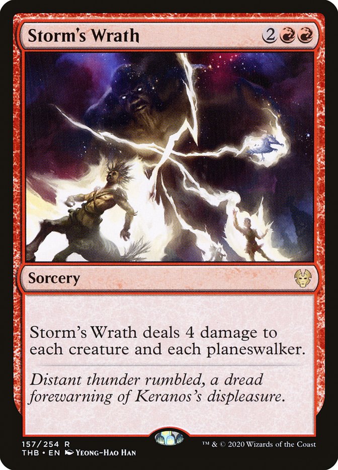 Storm's Wrath [Theros Beyond Death] MTG Single Magic: The Gathering | Red Claw Gaming