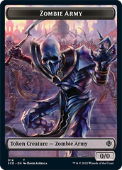 Zombie // Zombie Army Double-Sided Token [Starter Commander Decks] MTG Single Magic: The Gathering | Red Claw Gaming
