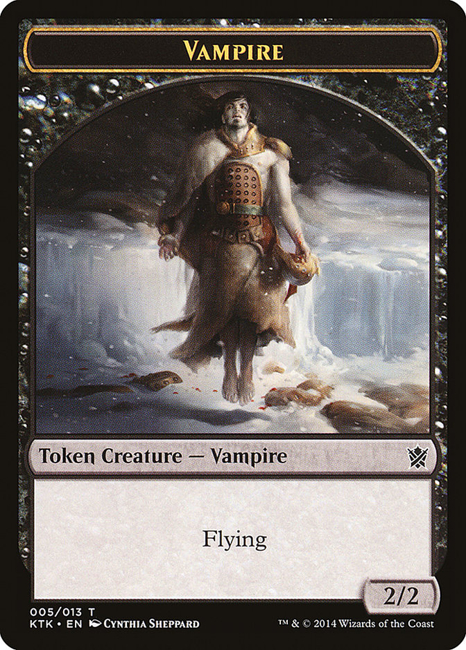 Vampire Token [Khans of Tarkir Tokens] MTG Single Magic: The Gathering | Red Claw Gaming