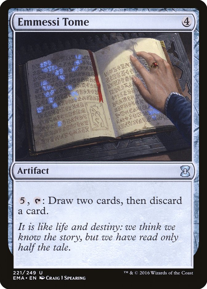 Emmessi Tome [Eternal Masters] MTG Single Magic: The Gathering | Red Claw Gaming