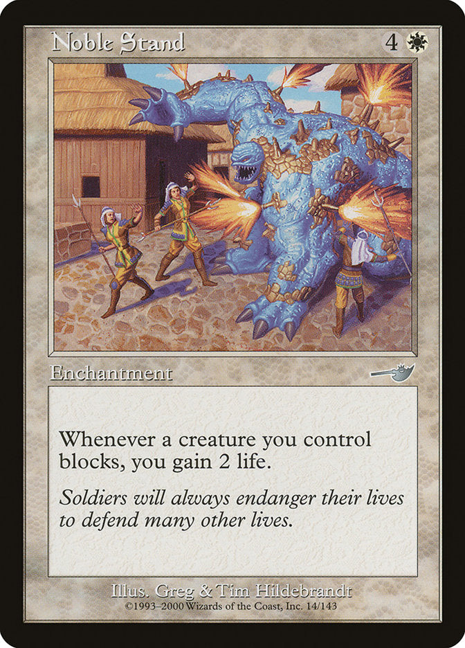 Noble Stand [Nemesis] MTG Single Magic: The Gathering | Red Claw Gaming