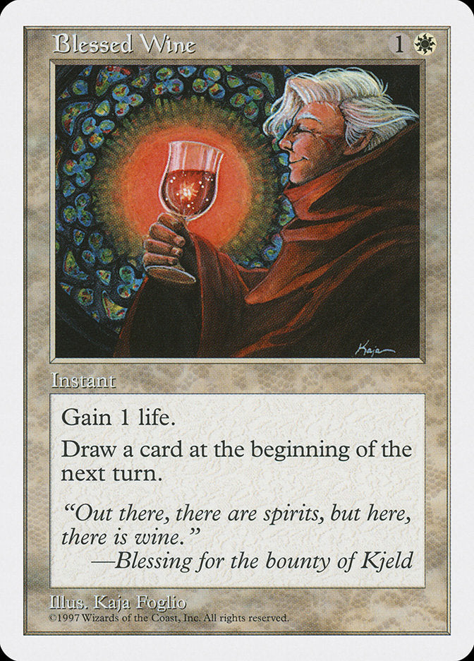 Blessed Wine [Fifth Edition] MTG Single Magic: The Gathering | Red Claw Gaming