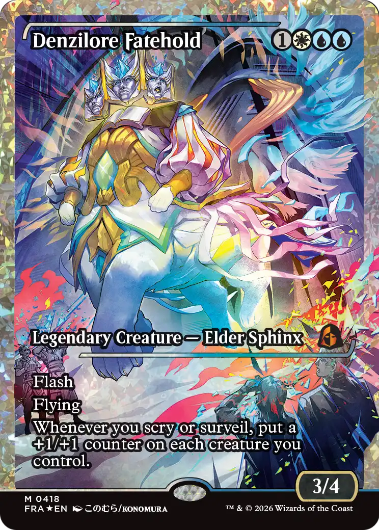 Denzilore Fatehold (Showcase) (Fracture Foil) (0418) [Reality Fracture] MTG Single Magic: The Gathering | Red Claw Gaming