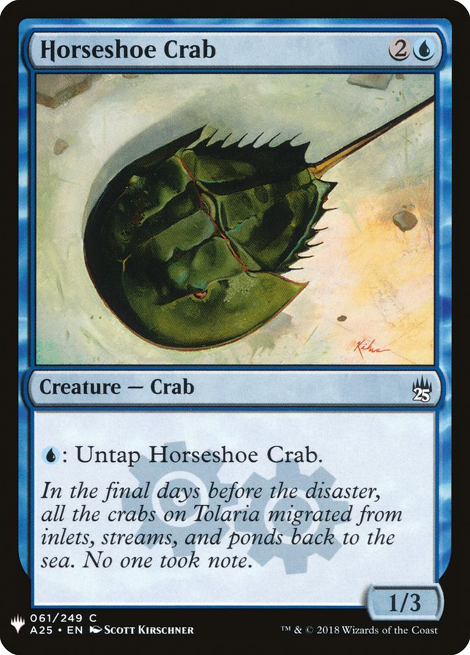 Horseshoe Crab [Mystery Booster] MTG Single Magic: The Gathering    | Red Claw Gaming