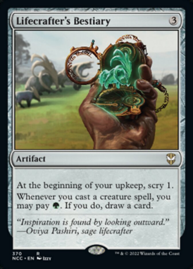 Lifecrafter's Bestiary [Streets of New Capenna Commander] MTG Single Magic: The Gathering | Red Claw Gaming