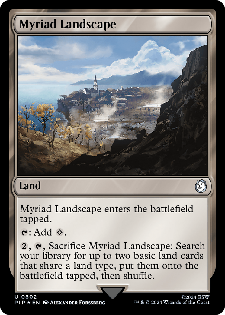 Myriad Landscape (Surge Foil) [Fallout] MTG Single Magic: The Gathering    | Red Claw Gaming