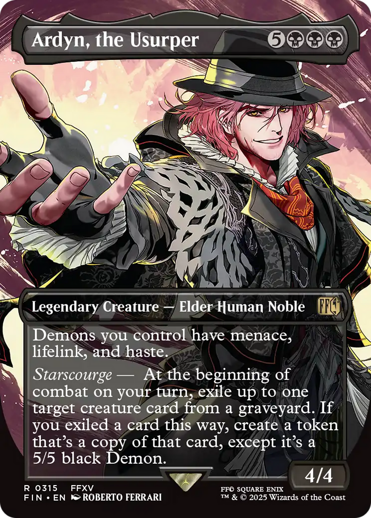 Ardyn, the Usurper (Borderless) (0315) [FINAL FANTASY] MTG Single Magic: The Gathering | Red Claw Gaming