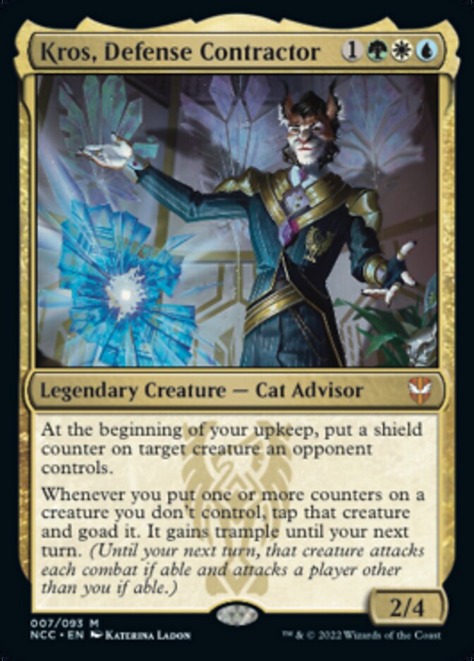 Kros, Defense Contractor [Streets of New Capenna Commander] MTG Single Magic: The Gathering | Red Claw Gaming