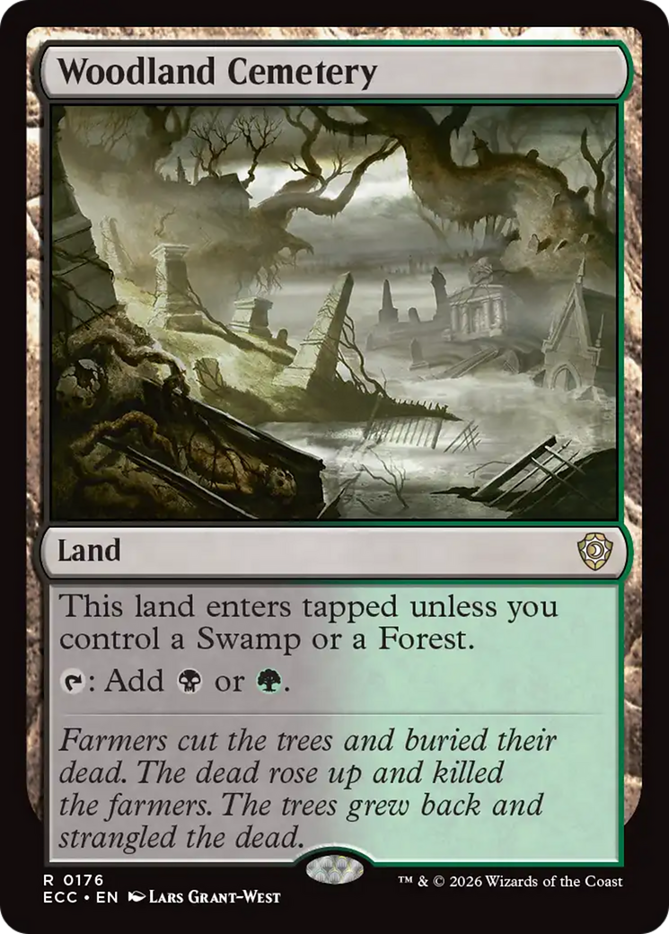 Woodland Cemetery [Lorwyn Eclipsed Commander] MTG Single Magic: The Gathering | Red Claw Gaming