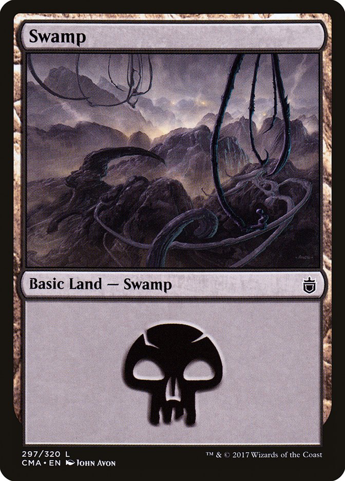 Swamp (297) [Commander Anthology] MTG Single Magic: The Gathering | Red Claw Gaming