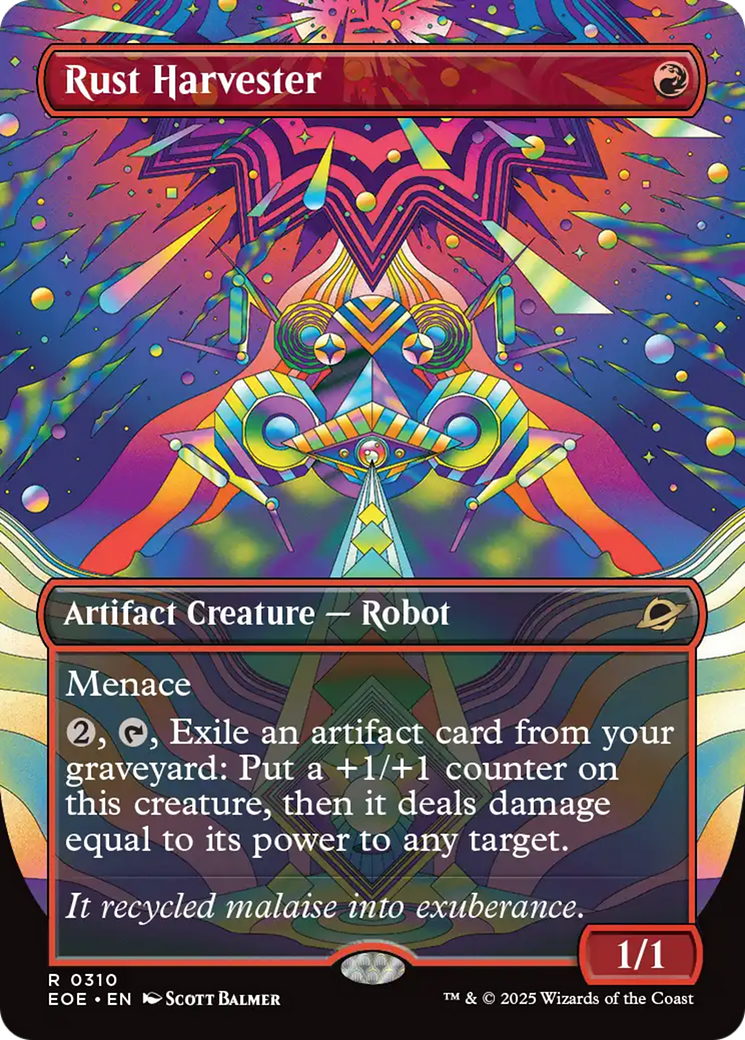 Rust Harvester (Borderless) [Edge of Eternities] MTG Single Magic: The Gathering | Red Claw Gaming
