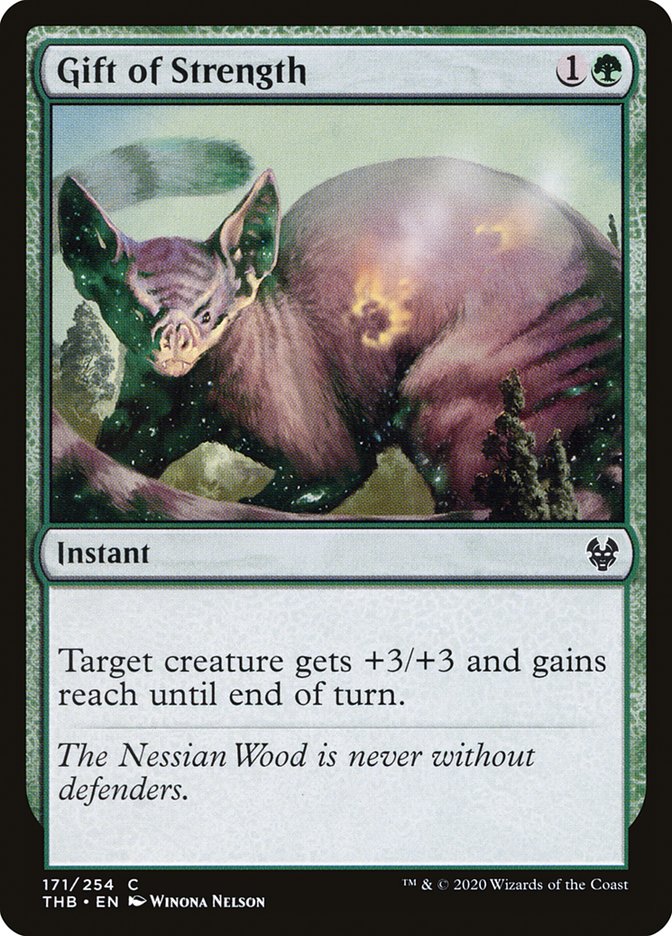 Gift of Strength [Theros Beyond Death] MTG Single Magic: The Gathering | Red Claw Gaming