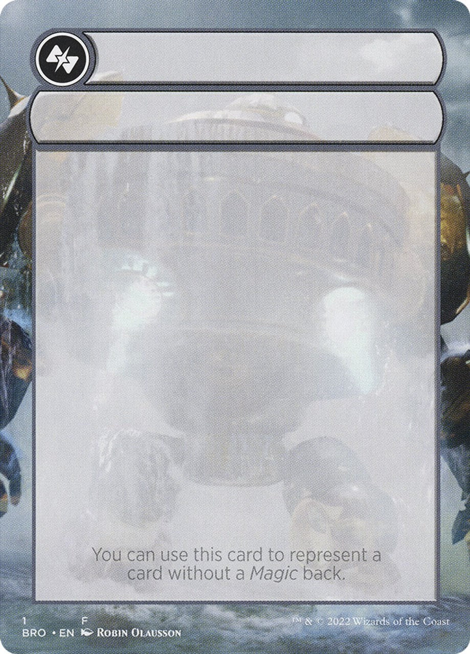 Helper Card [The Brothers' War Tokens] MTG Single Magic: The Gathering | Red Claw Gaming