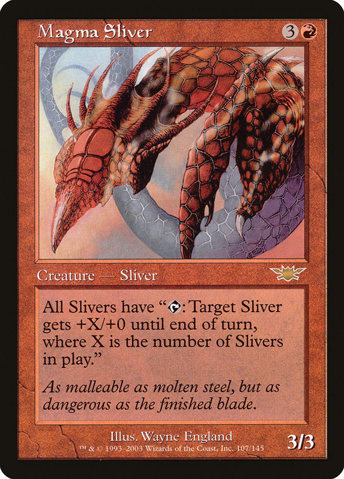 Magma Sliver [Legions] MTG Single Magic: The Gathering | Red Claw Gaming