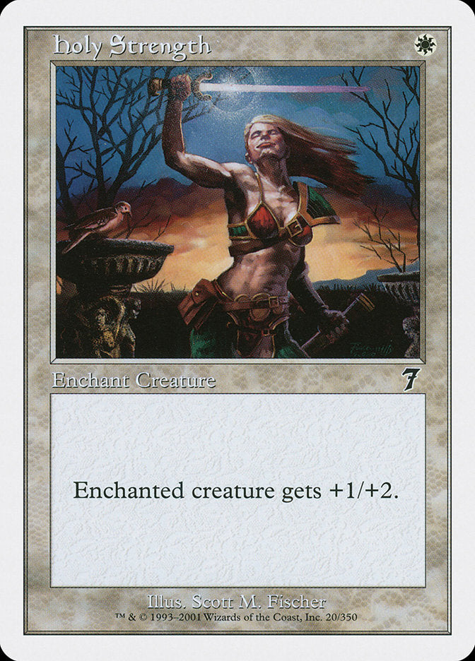 Holy Strength [Seventh Edition] MTG Single Magic: The Gathering | Red Claw Gaming