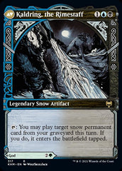 Jorn, God of Winter // Kaldring, the Rimestaff (Showcase) [Kaldheim] MTG Single Magic: The Gathering | Red Claw Gaming