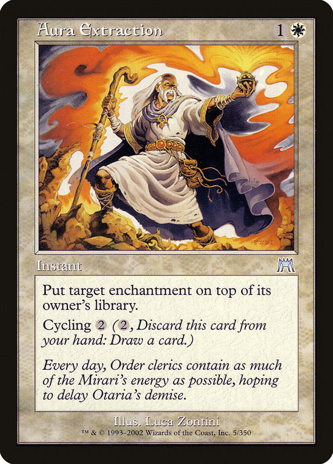 Aura Extraction [Onslaught] MTG Single Magic: The Gathering | Red Claw Gaming