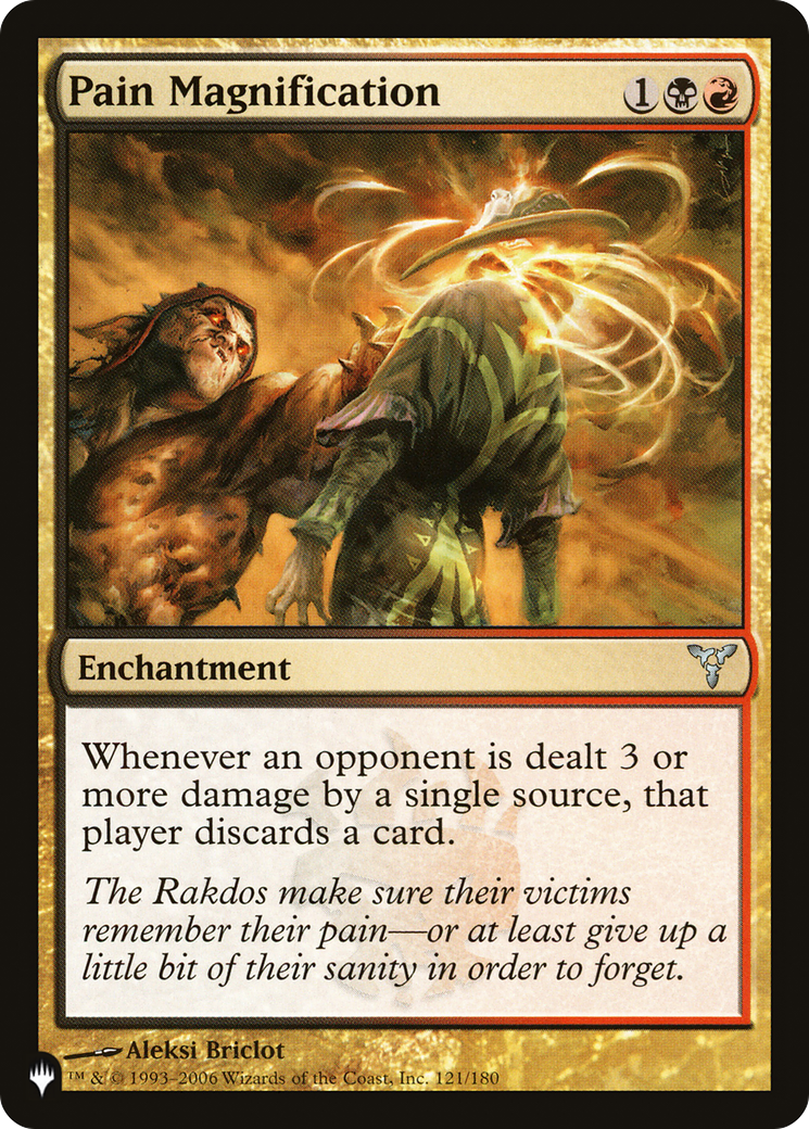 Pain Magnification [The List] MTG Single Magic: The Gathering | Red Claw Gaming