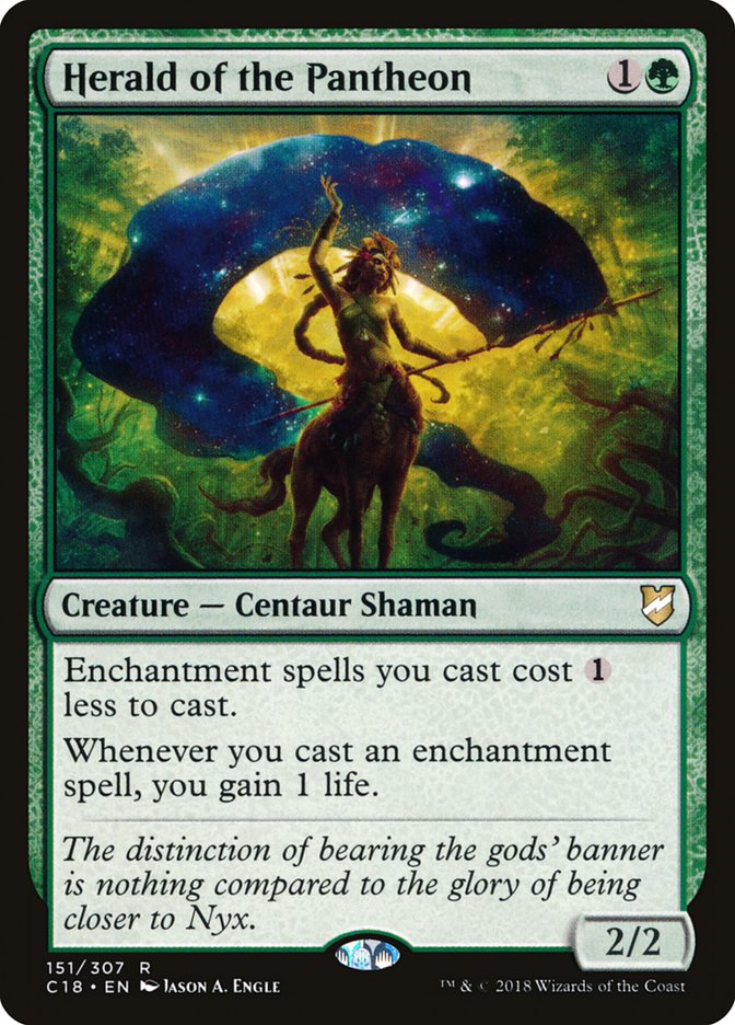 Herald of the Pantheon [Commander 2018] MTG Single Magic: The Gathering | Red Claw Gaming