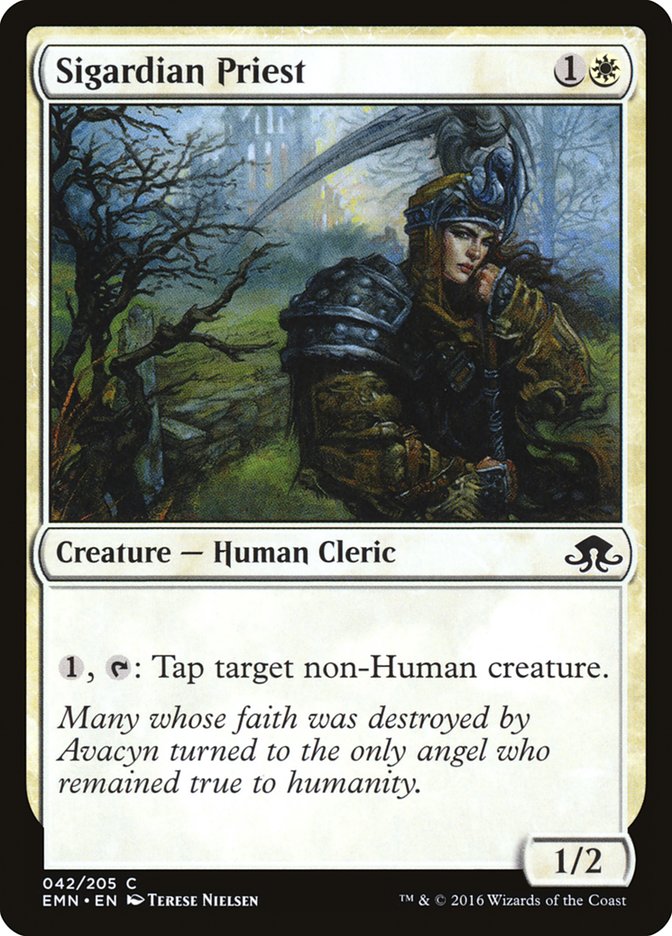 Sigardian Priest [Eldritch Moon] MTG Single Magic: The Gathering | Red Claw Gaming