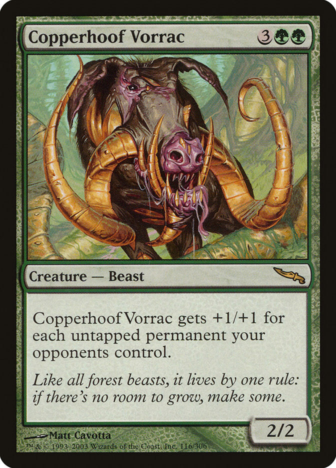 Copperhoof Vorrac [Mirrodin] MTG Single Magic: The Gathering | Red Claw Gaming