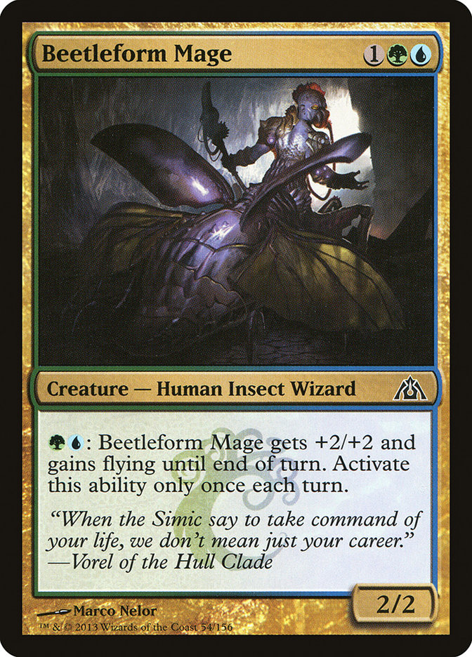 Beetleform Mage [Dragon's Maze] MTG Single Magic: The Gathering | Red Claw Gaming