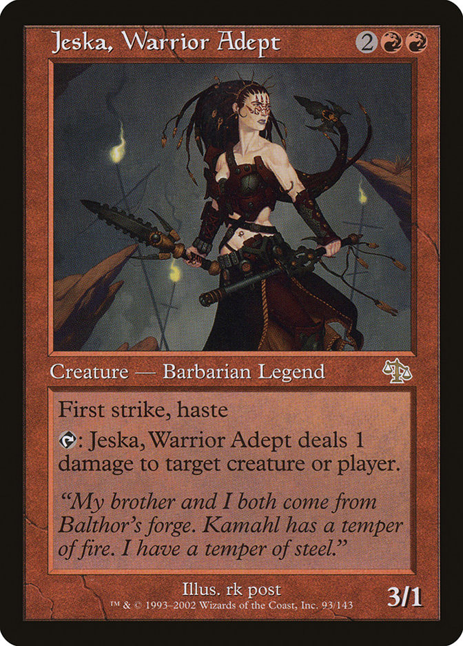 Jeska, Warrior Adept [Judgment] MTG Single Magic: The Gathering | Red Claw Gaming
