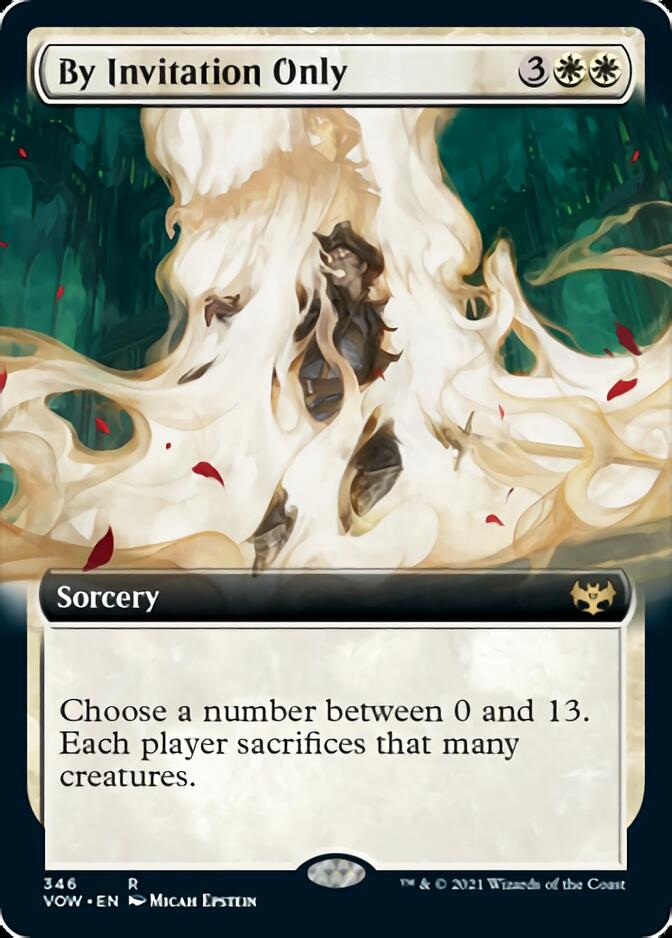 By Invitation Only (Extended Art) [Innistrad: Crimson Vow] MTG Single Magic: The Gathering | Red Claw Gaming