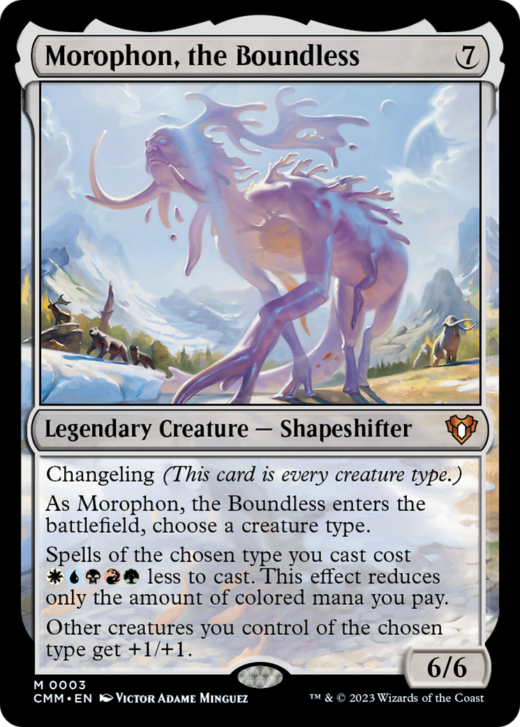 Morophon, the Boundless [Commander Masters] MTG Single Magic: The Gathering | Red Claw Gaming