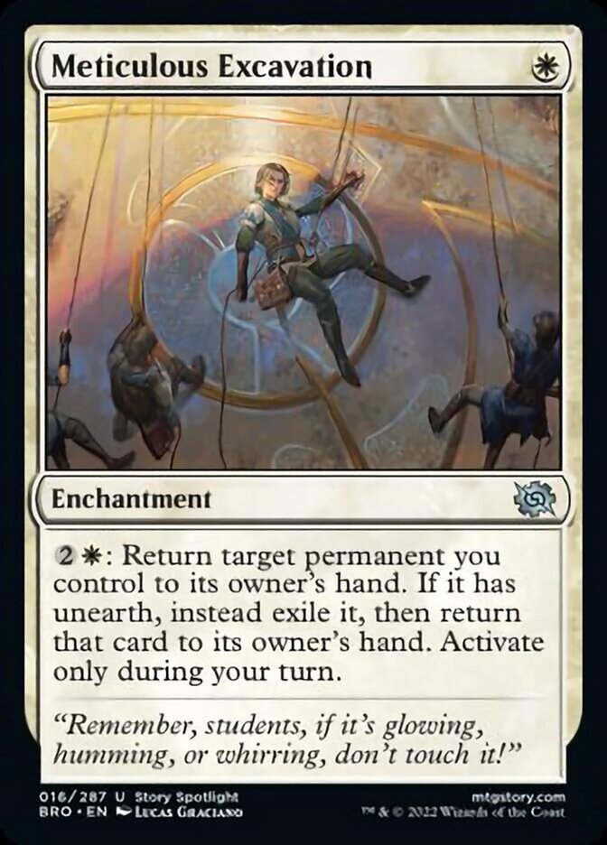 Meticulous Excavation [The Brothers' War] MTG Single Magic: The Gathering | Red Claw Gaming