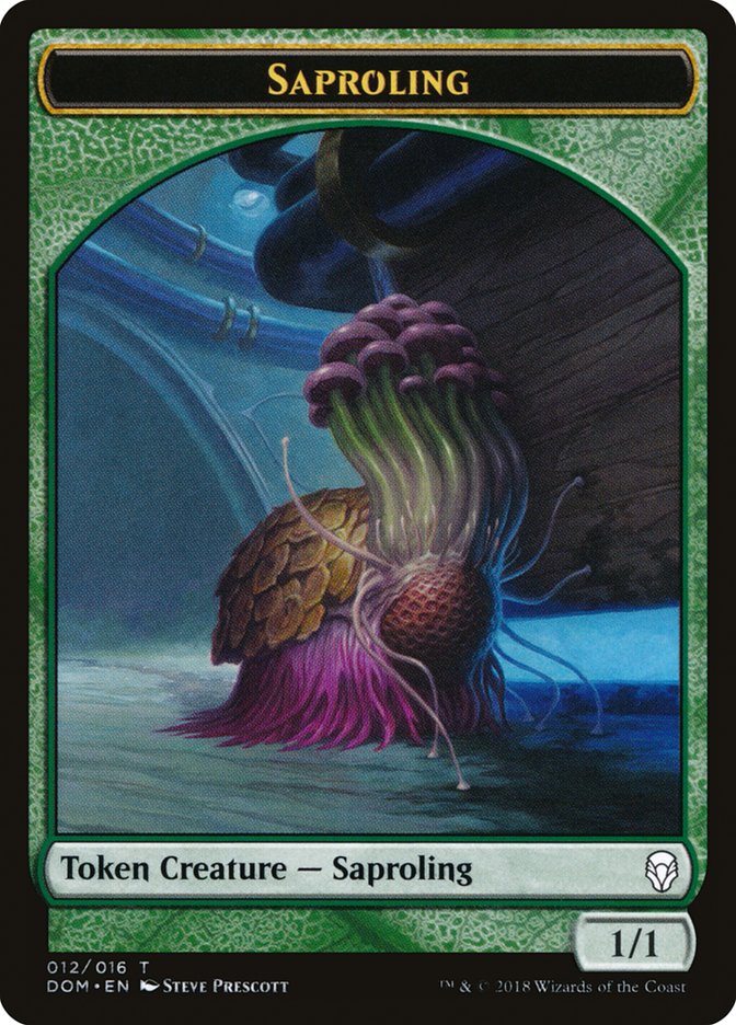 Saproling Token (012/016) [Dominaria Tokens] MTG Single Magic: The Gathering | Red Claw Gaming