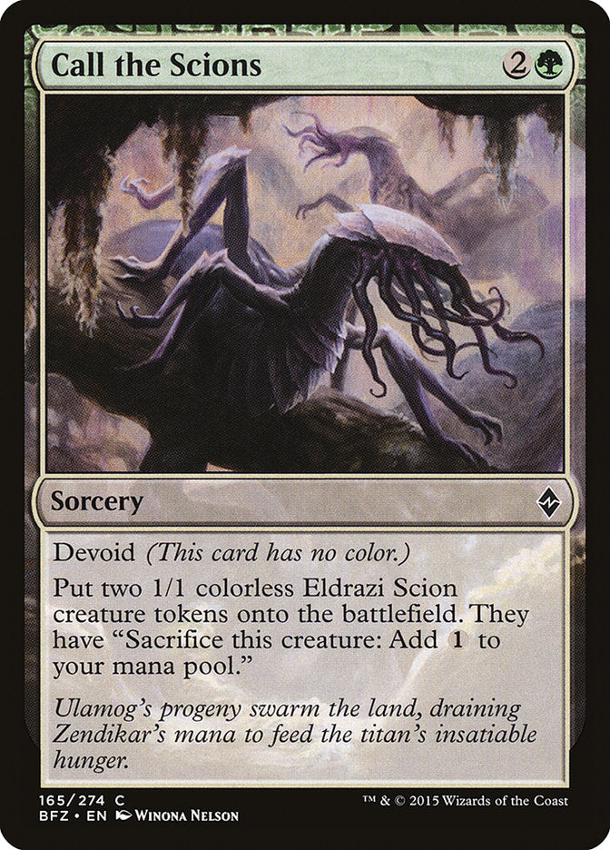 Call the Scions [Battle for Zendikar] MTG Single Magic: The Gathering | Red Claw Gaming