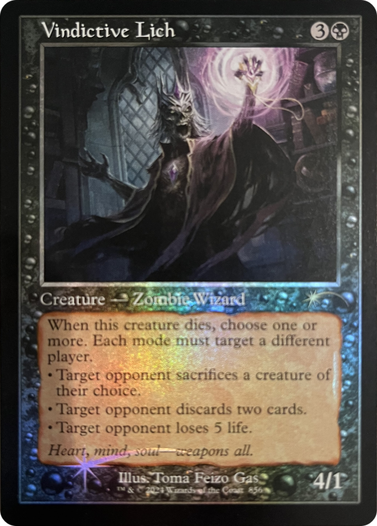Vindictive Lich (Retro Frame) [Secret Lair Drop Series] MTG Single Magic: The Gathering | Red Claw Gaming