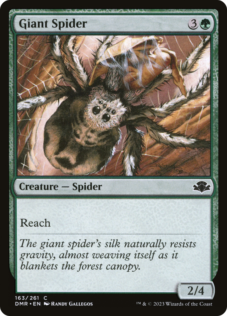 Giant Spider [Dominaria Remastered] MTG Single Magic: The Gathering | Red Claw Gaming