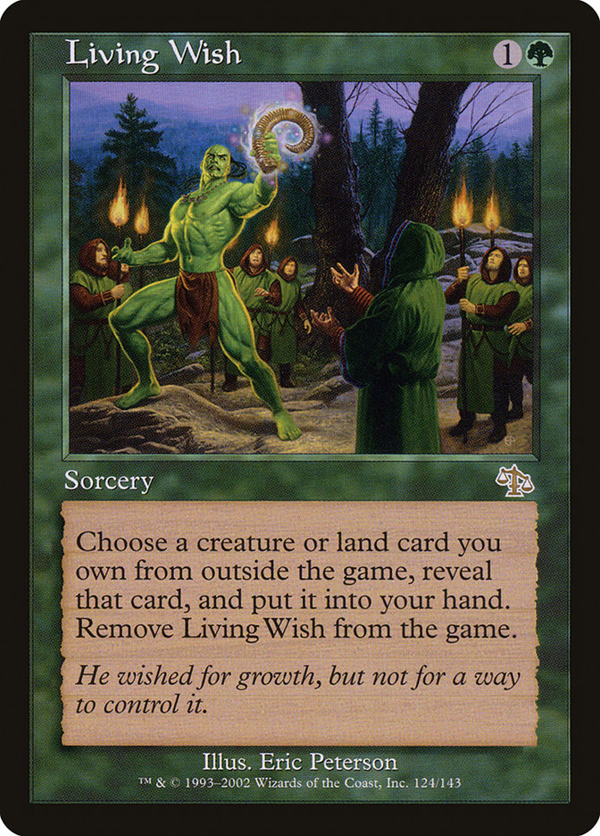 Living Wish [Judgment] MTG Single Magic: The Gathering | Red Claw Gaming