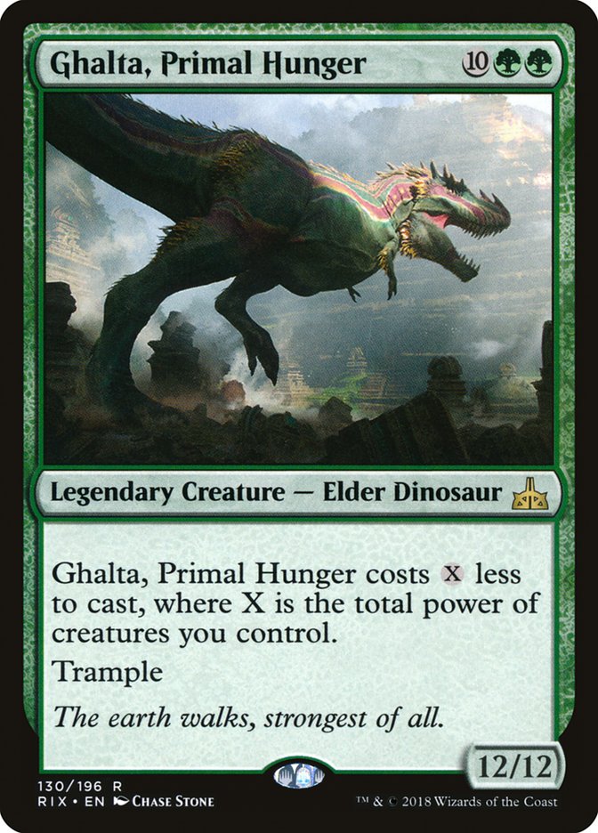 Ghalta, Primal Hunger [Rivals of Ixalan] MTG Single Magic: The Gathering | Red Claw Gaming