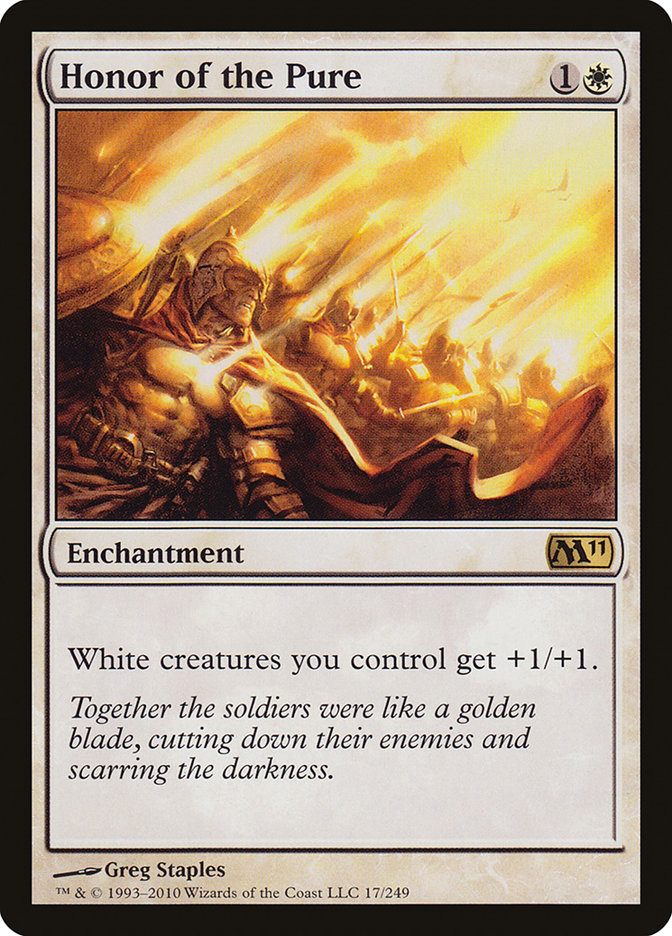 Honor of the Pure [Magic 2011] MTG Single Magic: The Gathering | Red Claw Gaming