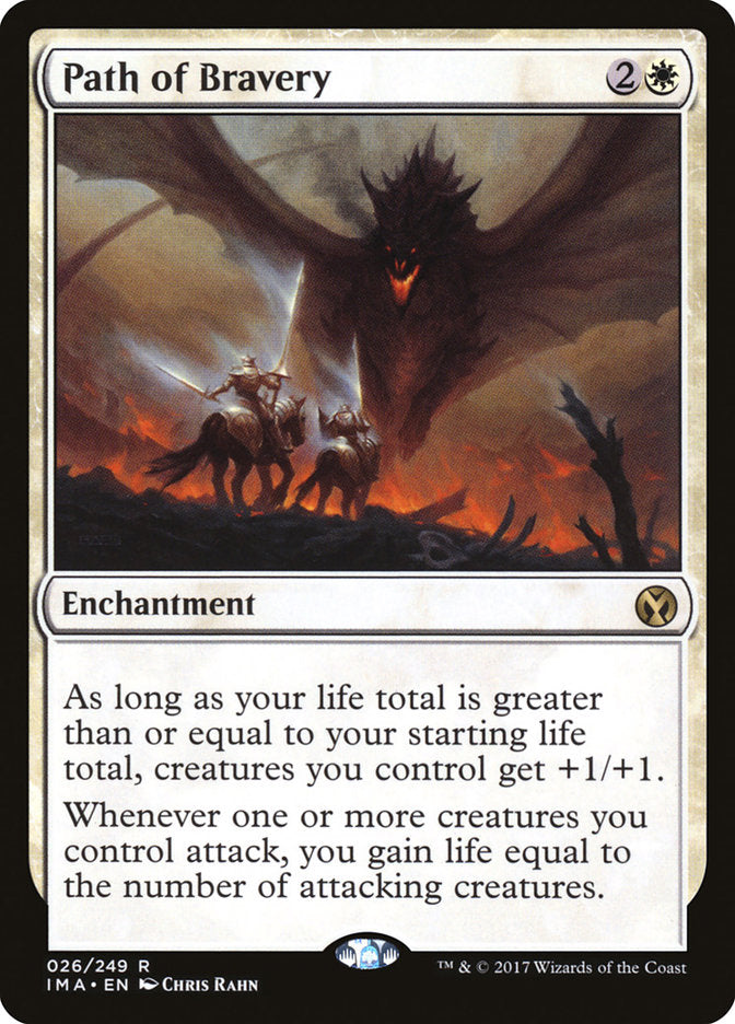 Path of Bravery [Iconic Masters] MTG Single Magic: The Gathering | Red Claw Gaming