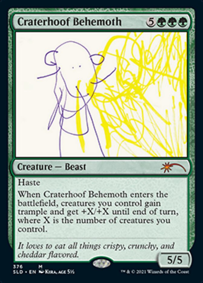 Craterhoof Behemoth (376) [Secret Lair Drop Series] MTG Single Magic: The Gathering | Red Claw Gaming