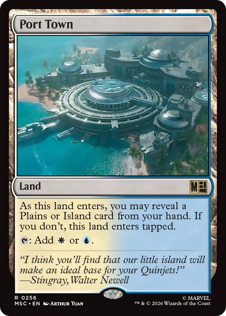 Port Town [Marvel Super Heroes Commander] MTG Single Magic: The Gathering | Red Claw Gaming