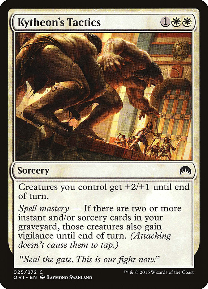 Kytheon's Tactics [Magic Origins] MTG Single Magic: The Gathering | Red Claw Gaming