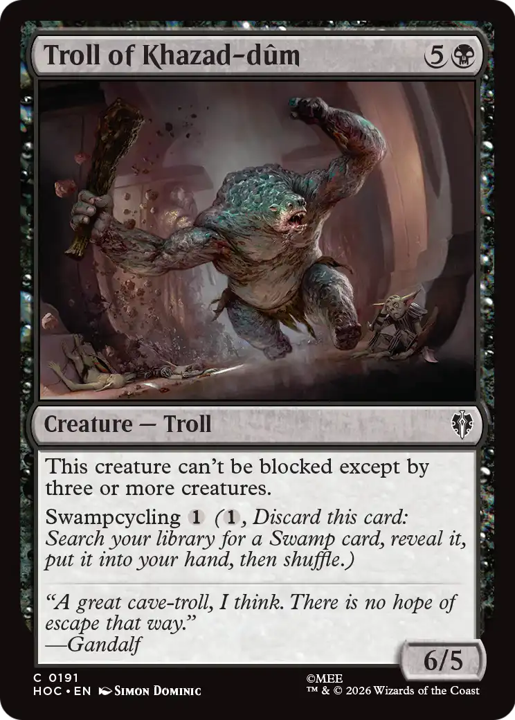 Troll of Khazad-dum [The Hobbit: Eternal-Legal] | Red Claw Gaming