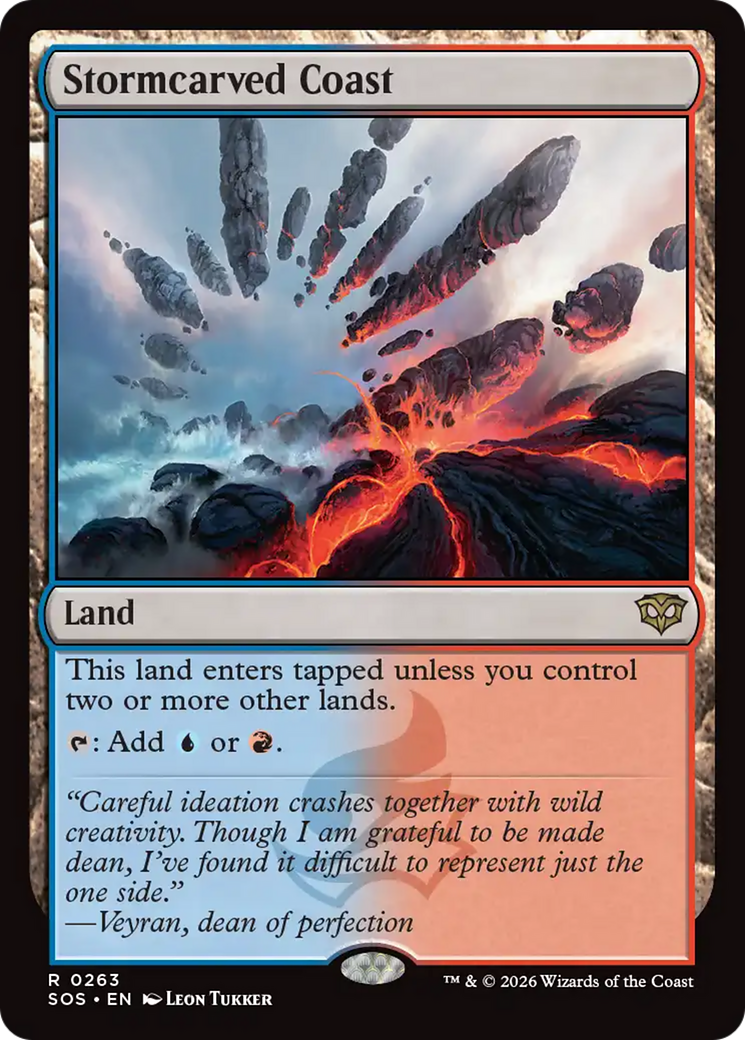 Stormcarved Coast [Secrets of Strixhaven] MTG Single Magic: The Gathering | Red Claw Gaming