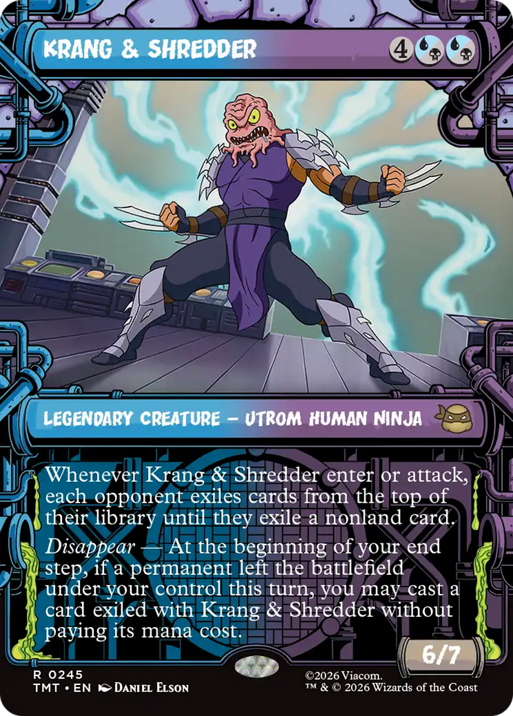Krang & Shredder (Showcase) [Teenage Mutant Ninja Turtles] MTG Single Magic: The Gathering | Red Claw Gaming